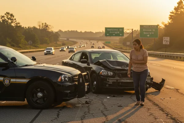 I-75 Georgia: Errores post-accidente en Roswell 2026