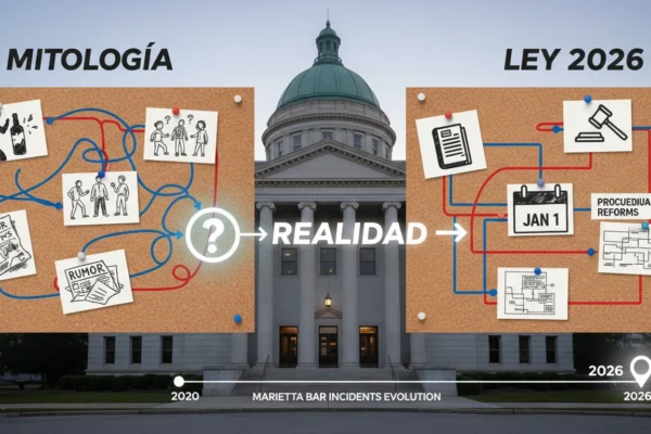 Agresión en bares Marietta: Mitología vs. Ley 2026
