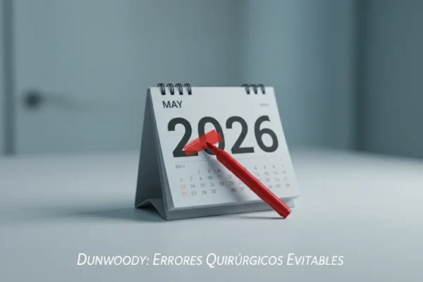 Dunwoody: Errores Quirúrgicos Evitables en 2026
