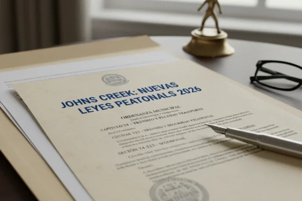 Johns Creek: Nuevas Leyes Peatonales 2026