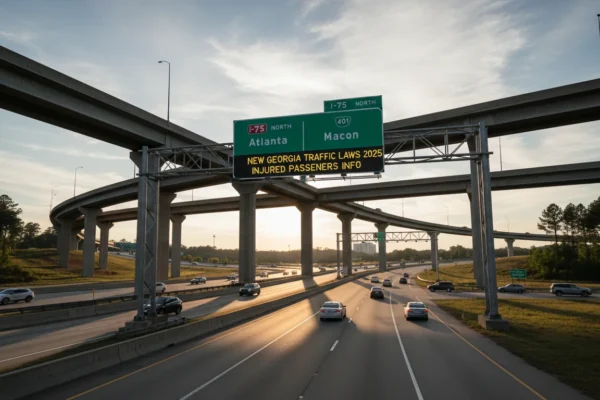 Pasajeros Lesionados I-75: Nuevas leyes Georgia 2025