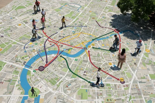 Peatones en Austin 2026: ¿Listos para scooters?