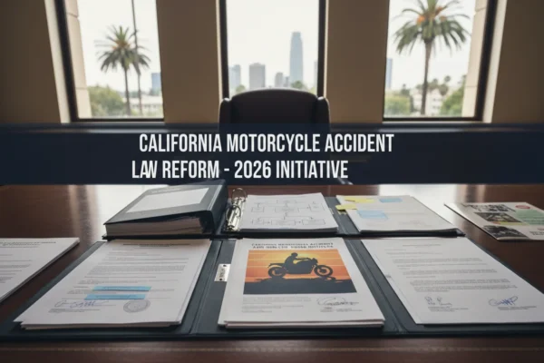 Accidente Moto LA: Nueva Ley 2026 en California