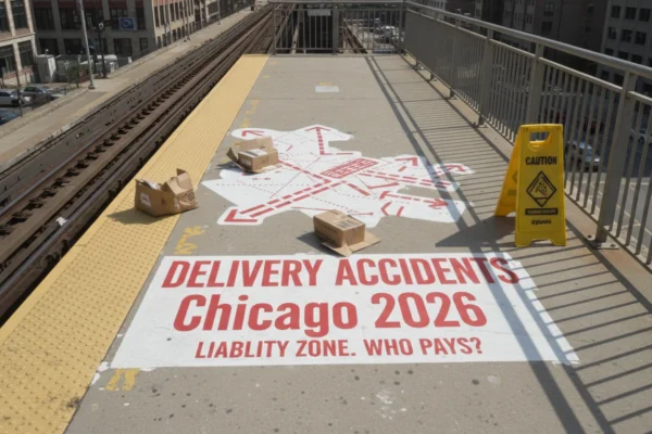 Accidentes de reparto en Chicago: ¿Quién paga en 2026?