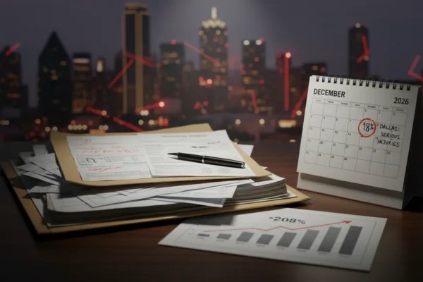 Dallas: 18% más lesiones graves en 2026