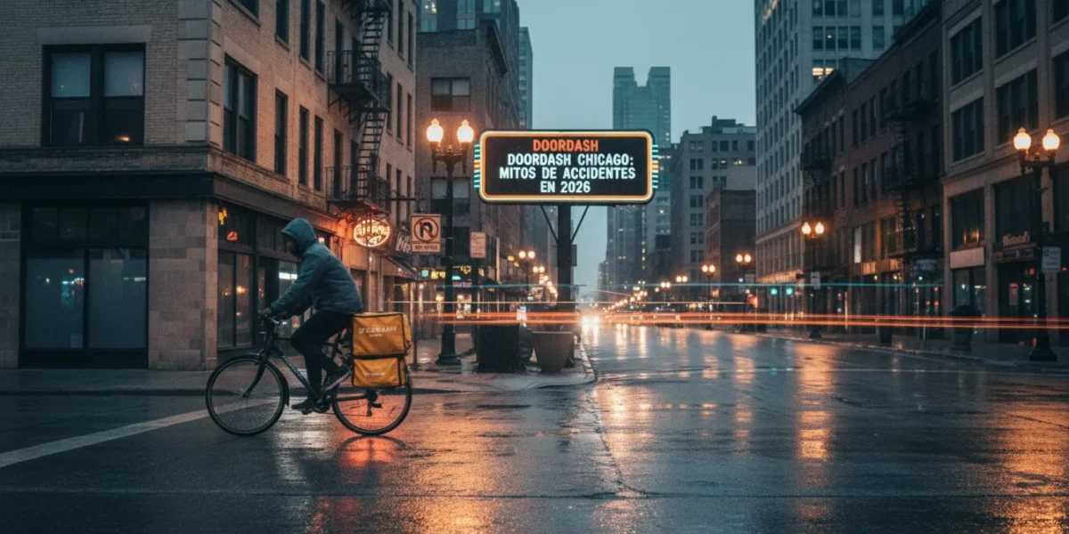 DoorDash Chicago: Mitos de Accidentes en 2026