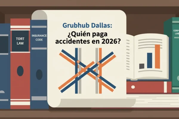 Grubhub Dallas: ¿Quién paga accidentes en 2026?