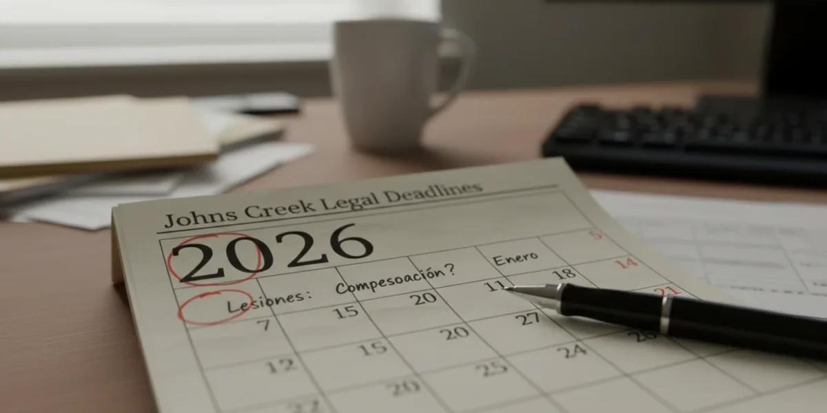 Lesiones en Johns Creek: Tu Compensación en 2026