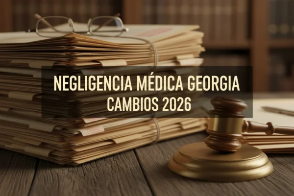 Negligencia médica en Georgia: Cambios 2026