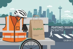 Peatones en Seattle: Seguridad con Grubhub en 2026