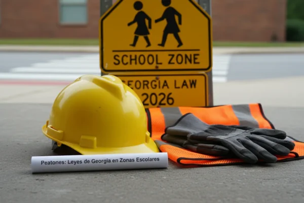 Peatones: Leyes de Georgia en Zonas Escolares 2026