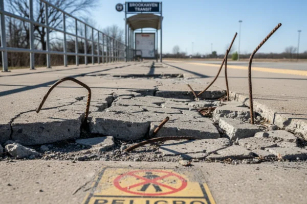 Peligro en Brookhaven: Reclamos por Aceras en 2026