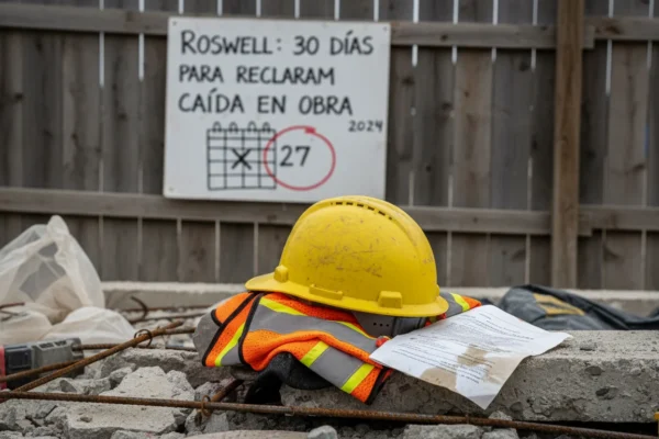 Roswell: 30 días para reclamar caída en obra 2024
