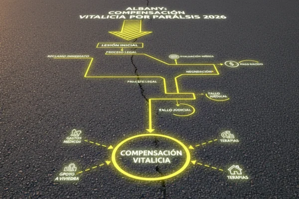 Albany: Compensación Vitalicia por Parálisis en 2026