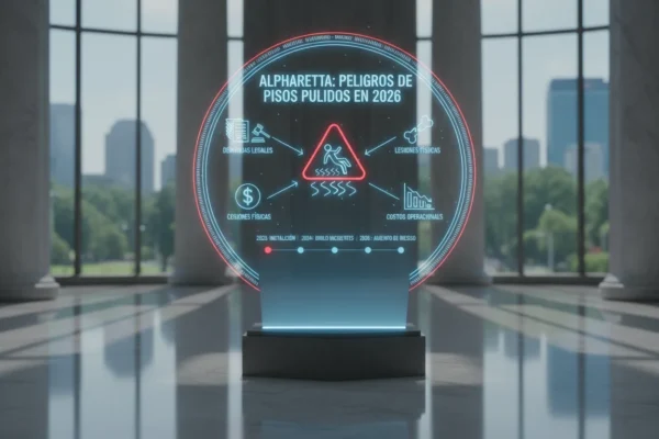 Alpharetta: Peligros de Pisos Pulidos en 2026