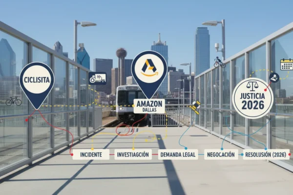 Ciclista vs. Amazon Dallas: Justicia en 2026