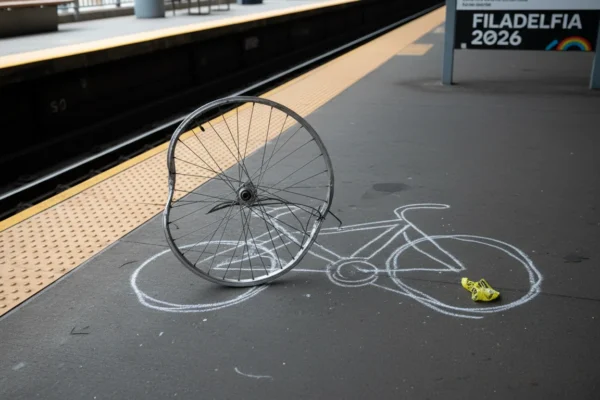 Filadelfia 2026: ¿Por qué las bicicletas chocan?