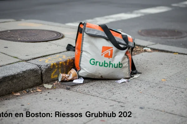 Peatón en Boston: Riesgos Grubhub 202