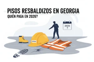 Pisos resbaladizos en Georgia: ¿Quién paga en 2026?