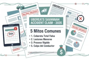 UberEats Savannah: 5 mitos de accidentes 2026